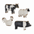 Farm Animal Candle Holder (Set of 4) 4.5"H, 4.75"H, 4.75"H, 5.25"H Resin - 746427856270