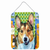 St. Patrick's Day Shamrock Portrait Design with Dog Wall or Door Hanging Prints - 615872616886