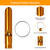 35Pcs Emergency Whistles Extra Loud Aluminum Alloy Whistle 