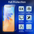 2Pcs HD Clear Screen Protectors 2Pcs Camera