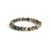 Blue and Blonde Tiger Eye Bead Bracelet 