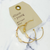 Nebula Star Earrings in Gold
