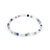 Fluorite and Amethyst Mini Bracelet 