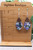 Beautiful Blue Floral - Split Tear || Dangle Earrings