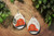 Fire Wife | Wood 3D Teardrop Dangle Earrings