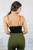 Seamless Padded Double Back Strap Crop Top