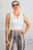 Cutie Pie Ribbed Collard Cropped Top