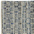 8' Blue and Gray Runner Rug