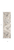 7' Natural Abstract Runner Rug