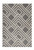 5' X 8' Gray Geometric Indoor Outdoor Area Rug