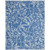 4' X 6' Blue Floral Dhurrie Area Rug