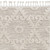 8' Beige and Ivory Geometric Runner Rug