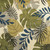 3' X 4' Ivory Hand Tufted Oversized Tropical Leaves Indoor Area Rug