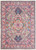 5' X 7' Pink And Gray Power Loom Area Rug