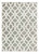 3' X 5' Grey Or Ivory Vintage Pattern Area Rug