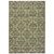 8' X 11' Ivory And Blue Geometric Area Rug