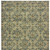 8' X 11' Ivory And Blue Geometric Area Rug