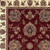 8' X 11' Red Ivory Machine Woven Floral Traditional Indoor Area Rug