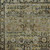 7' X 9' Green And Brown Floral Area Rug