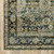 7' X 9' Green And Brown Floral Area Rug