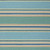 3' X 5' Blue Striped Handmade Indoor Outdoor Area Rug