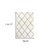 7' X 10' Ivory And Gray Geometric Lattice Area Rug