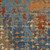 7' X 10' Blue Coral Machine Woven Abstract Triangular Strings Indoor Area Rug