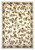 Ivory Octagon Floral Vines Area Rug
