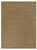 5' X 8' Natural Chevron Hand Woven Area Rug