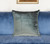 22" X 7" X 22" Transitional Charcoal Solid Pillow Cover With Poly Insert