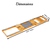 Vaiyer Bamboo Bathtub Tray