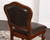 Sunset Trading Bellagio Upholstered Barstools with Backs | Counter Height Dining Chairs | Distressed Cherry Brown Wood | Nailheads | Set of 2 