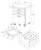 25.25" Particle Board And Mdf Filing Cabinet With 3 Drawers