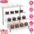 2 Pack 4 Tiered Acrylic Riser Display Shelf Display Stands 