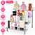 2 Pack 4 Tiered Acrylic Riser Display Shelf Display Stands 
