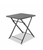 18" Gray Stainless Steel Square End Table