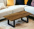 Modern Rustic Live Edge Acacia Wood Coffee Table