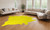 72" X 84" Yellow Cowhide - Rug