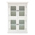 Classic White Two Level Storage Cabinet