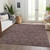 9' X 12' Merlot Gray And Taupe Floral Washable Indoor Outdoor Area Rug
