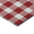 8' X 10' Red And Ivory Plaid Washable Indoor Outdoor Area Rug