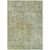9' X 12' Sage Abstract Washable Indoor Outdoor Area Rug