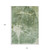 10' X 14' Fern Green And Artichoke Green Abstract Washable Indoor Outdoor Area Rug