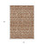 10' X 14' Terra Cotta And Beige Southwestern Washable Indoor Outdoor Area Rug