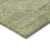 10' X 14' Artichoke Green And Fern Green Geometric Washable Indoor Outdoor Area Rug