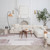 8' X 11' Beige and Brown Abstract Area Rug