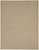 8' X 10' Natural Geometric Flatweave Non Skid Area Rug With Fringe