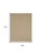 8' X 10' Natural Geometric Flatweave Non Skid Area Rug With Fringe
