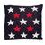 20" Black and White Cotton Throw Pillow