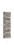 8' Cream Black and Gray Abstract Runner Rug
